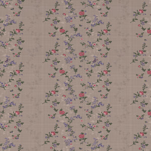 Floral Mauve Morn - Violet 100% Cotton Shell Double Quilt / AC Comforter - Lattice By Spaces