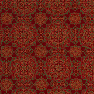 Floral Barbados Cherry - Red 100% Cotton Double Bedsheet - Aurum By Spaces