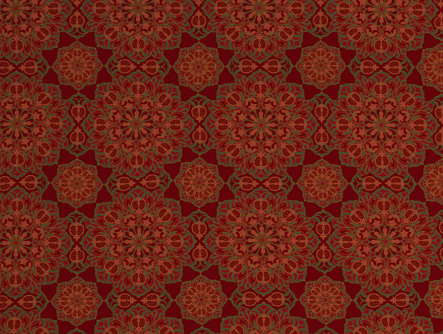 Floral Barbados Cherry - Red 100% Cotton Double Bedsheet - Aurum By Spaces