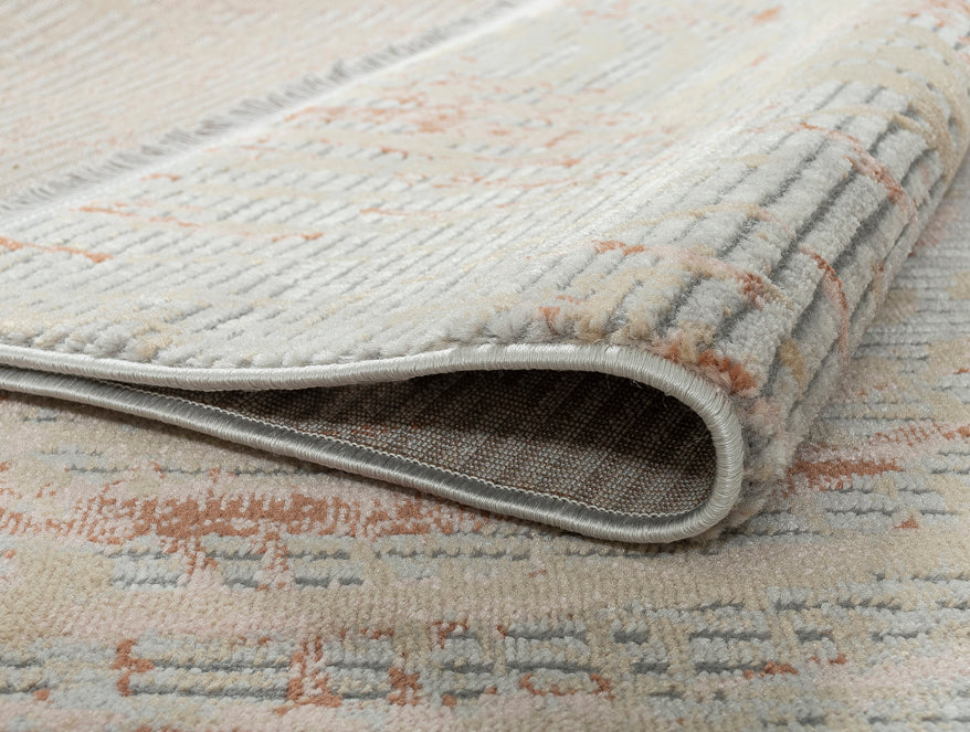 Rust Colorfast Woven Carpet - Asher By Spaces