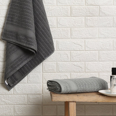 Multi 2 Piece 100% Cotton Bath Towel - Adore By Welspun