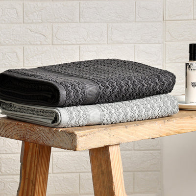 Multi 2 Piece 100% Cotton Bath Towel - Adore By Welspun