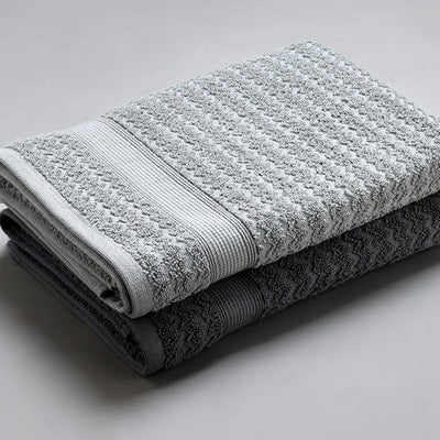 Multi 2 Piece 100% Cotton Bath Towel - Adore By Welspun