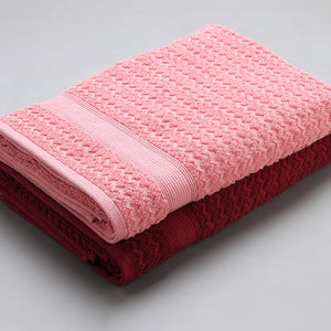 Multi 2 Piece 100% Cotton Bath Towel Set - Adore By Welspun