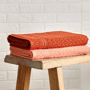 Multi 2 Piece 100% Cotton Bath Towel - Radiance By Spaces