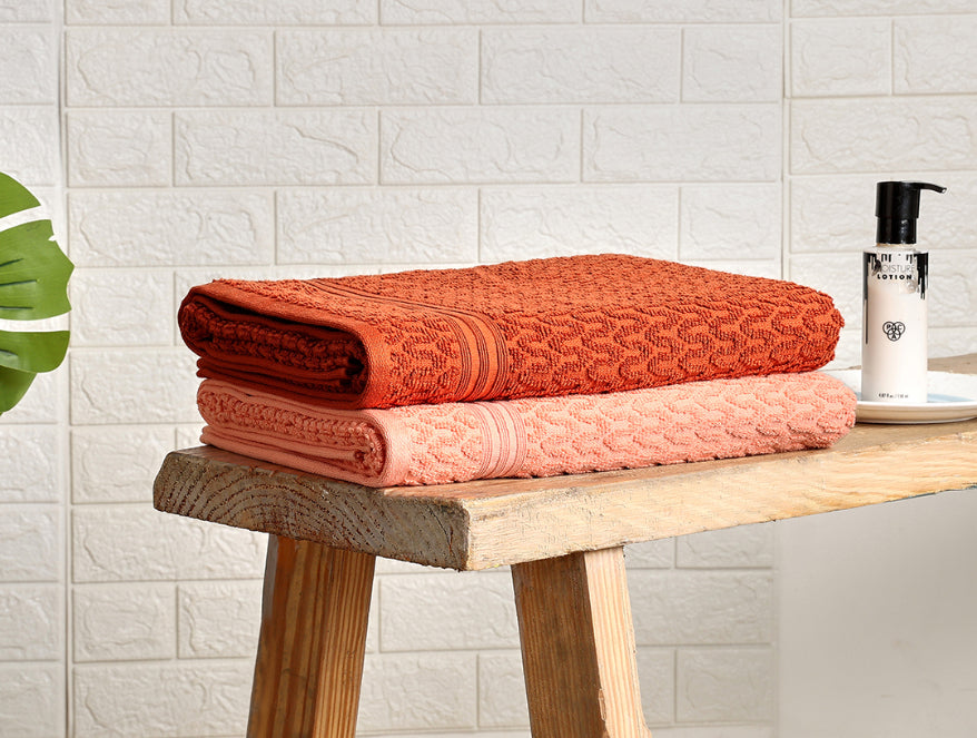 Multi 2 Piece 100% Cotton Bath Towel - Radiance By Spaces