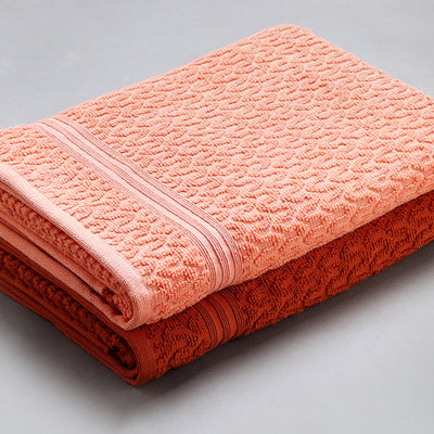 Multi 2 Piece 100% Cotton Bath Towel - Radiance By Spaces