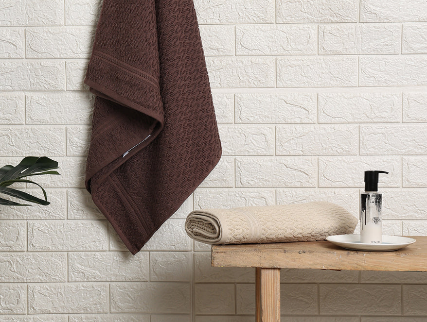 Multi 2 Piece 100% Cotton Bath Towel - Radiance By Spaces