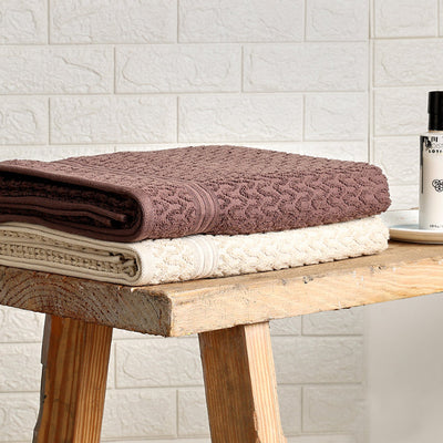 Multi 2 Piece 100% Cotton Bath Towel - Radiance By Spaces