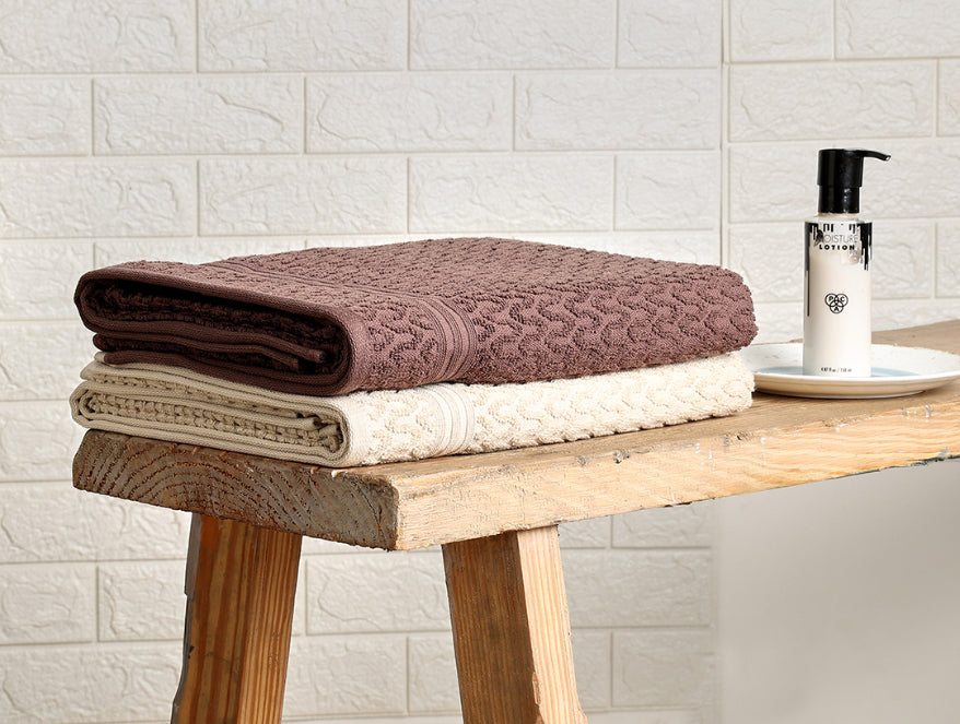 Multi 2 Piece 100% Cotton Bath Towel - Radiance By Spaces