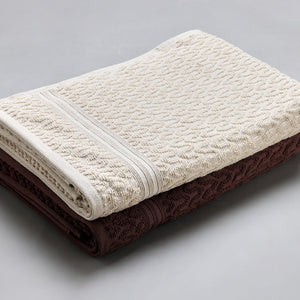 Multi 2 Piece 100% Cotton Bath Towel - Radiance By Spaces