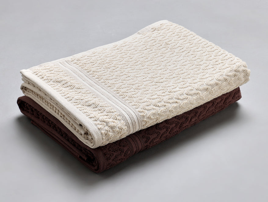 Multi 2 Piece 100% Cotton Bath Towel - Radiance By Spaces