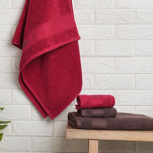 Multi 4 Piece 100% Cotton Towel Combo - Aura By Spaces