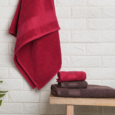 Multi 4 Piece 100% Cotton Towel Combo - Aura By Spaces