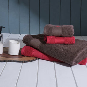 Multi 4 Piece 100% Cotton Towel Combo - Aura By Spaces