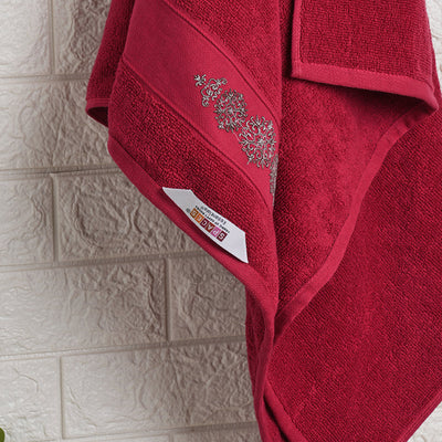 Multi 4 Piece 100% Cotton Towel Combo - Aura By Spaces