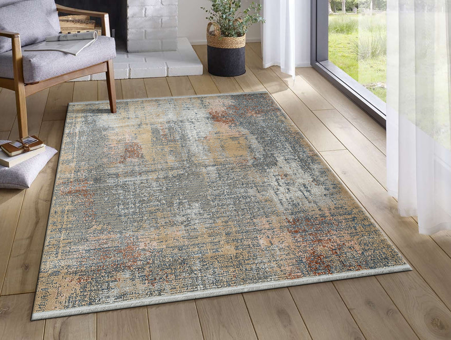 Beige Multilayer Texture Woven Carpet - Asterin By Spaces