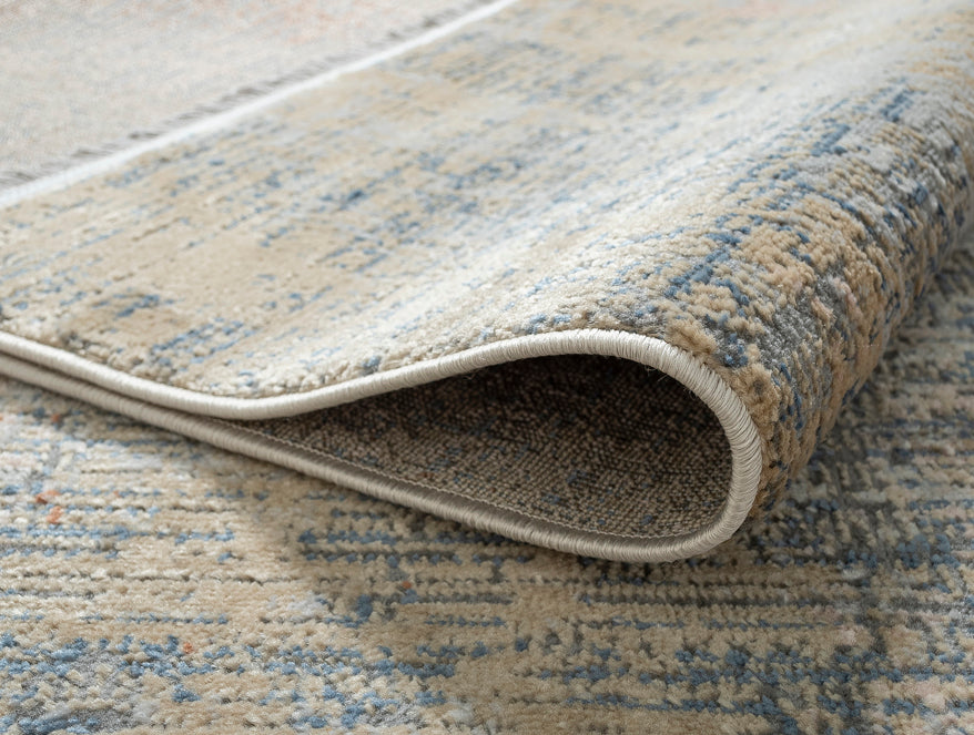 Beige Multilayer Texture Woven Carpet - Asterin By Spaces