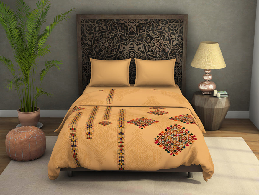 Floral Sundress - Light Yellow Fleece Blanket - Banjara - Rangana By Spaces