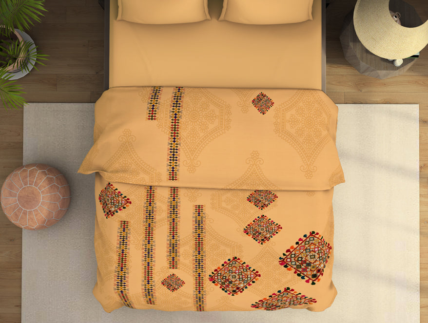 Floral Sundress - Light Yellow Fleece Blanket - Banjara - Rangana By Spaces