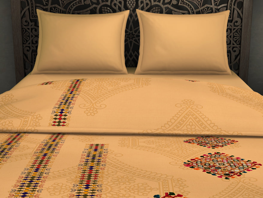 Floral Sundress - Light Yellow Fleece Blanket - Banjara - Rangana By Spaces