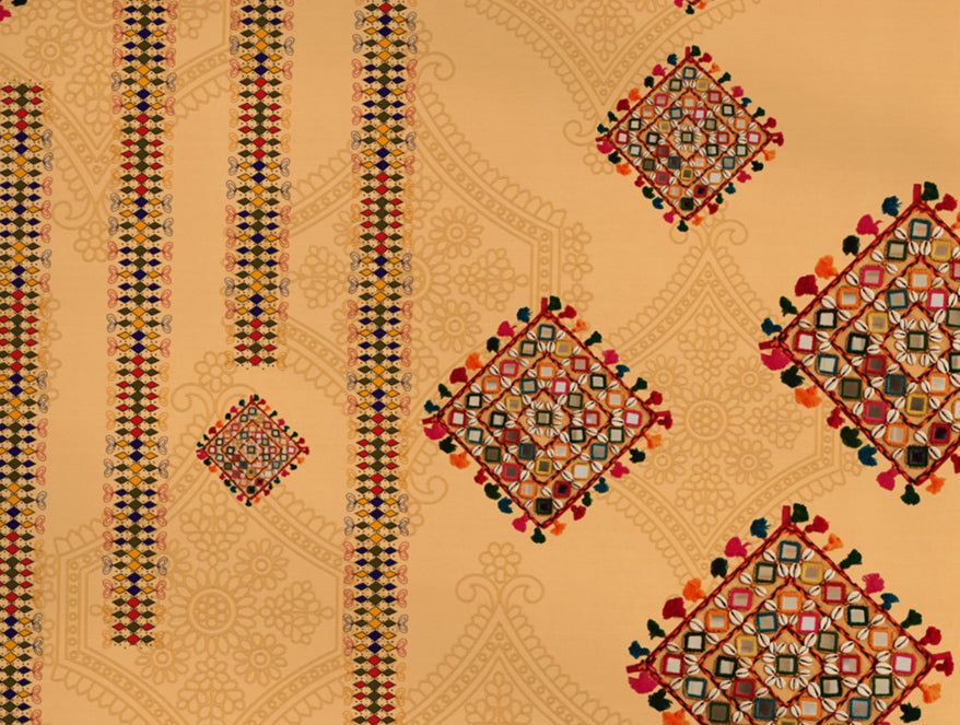 Floral Sundress - Light Yellow Fleece Blanket - Banjara - Rangana By Spaces