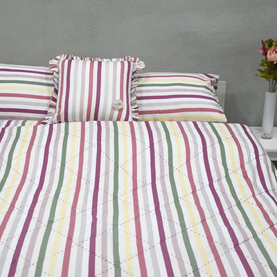 Geometric Multi 100% Cotton Double Bedspread - Imperial By Spun