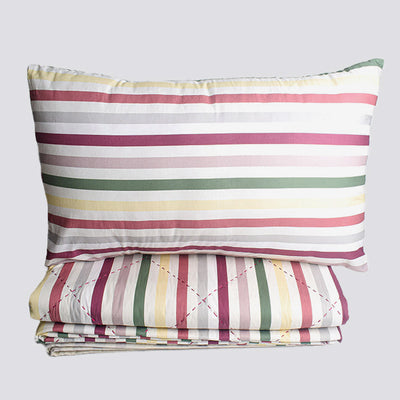 Geometric Multi 100% Cotton Double Bedspread - Imperial By Spun