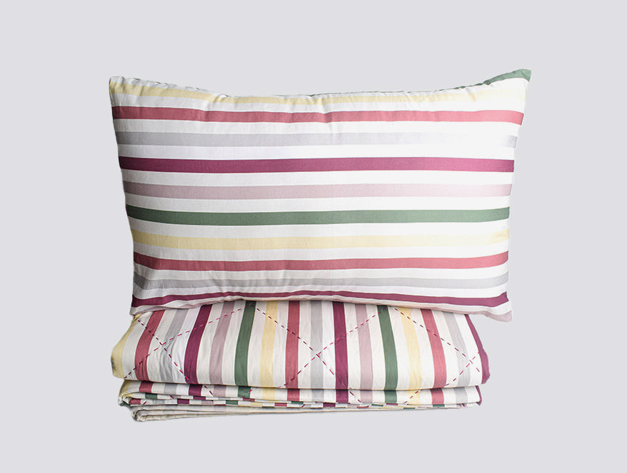 Geometric Multi 100% Cotton Double Bedspread - Imperial By Spun