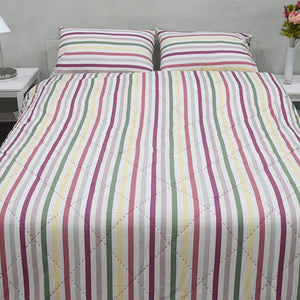 Geometric Multi 100% Cotton Double Bedspread - Imperial By Spun
