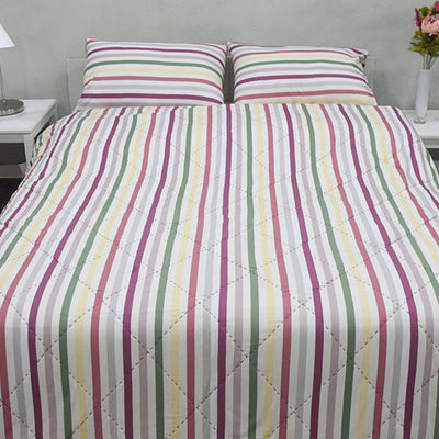 Geometric Multi 100% Cotton Double Bedspread - Imperial By Spun