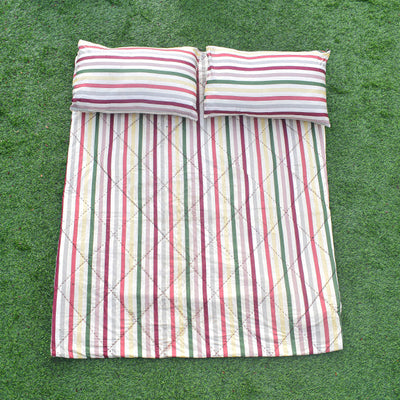 Geometric Multi 100% Cotton Double Bedspread - Imperial By Spun