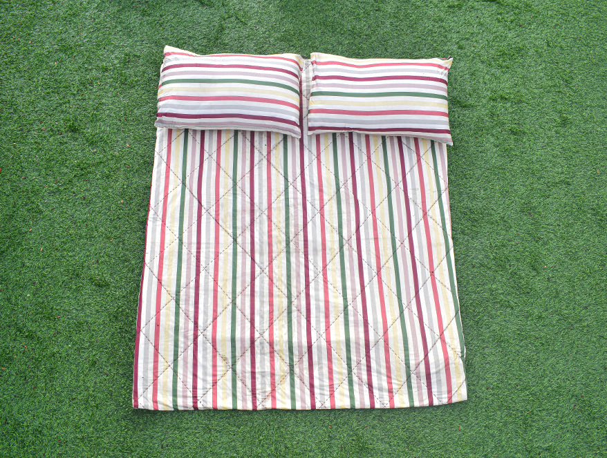 Geometric Multi 100% Cotton Double Bedspread - Imperial By Spun