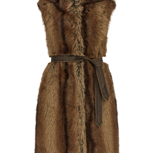 Pinko Galearis Faux Fur Vest