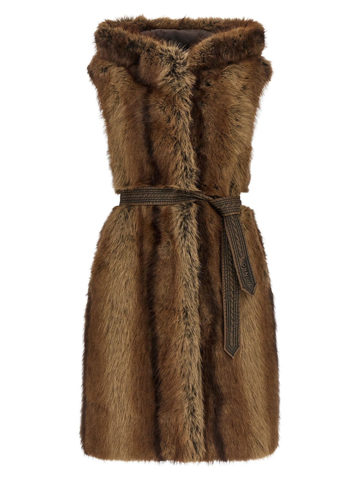Pinko Galearis Faux Fur Vest