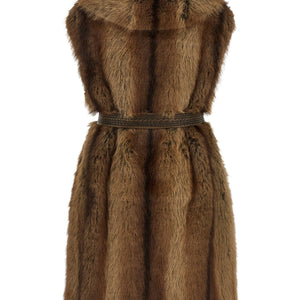 Pinko Galearis Faux Fur Vest