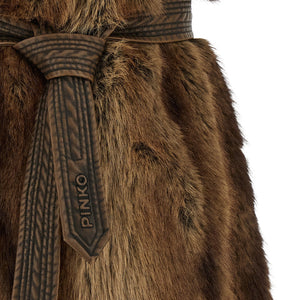 Pinko Galearis Faux Fur Vest