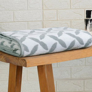 High Rise - Grey 100% Cotton Bath Towel - Mirabella By Spaces