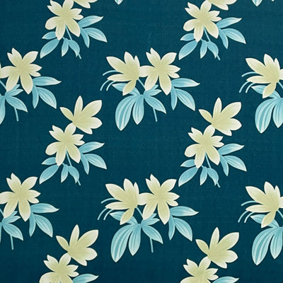 Floral Dark Blue Microfiber Shell Single Quilt / AC Comforter - Bliss By Welspun