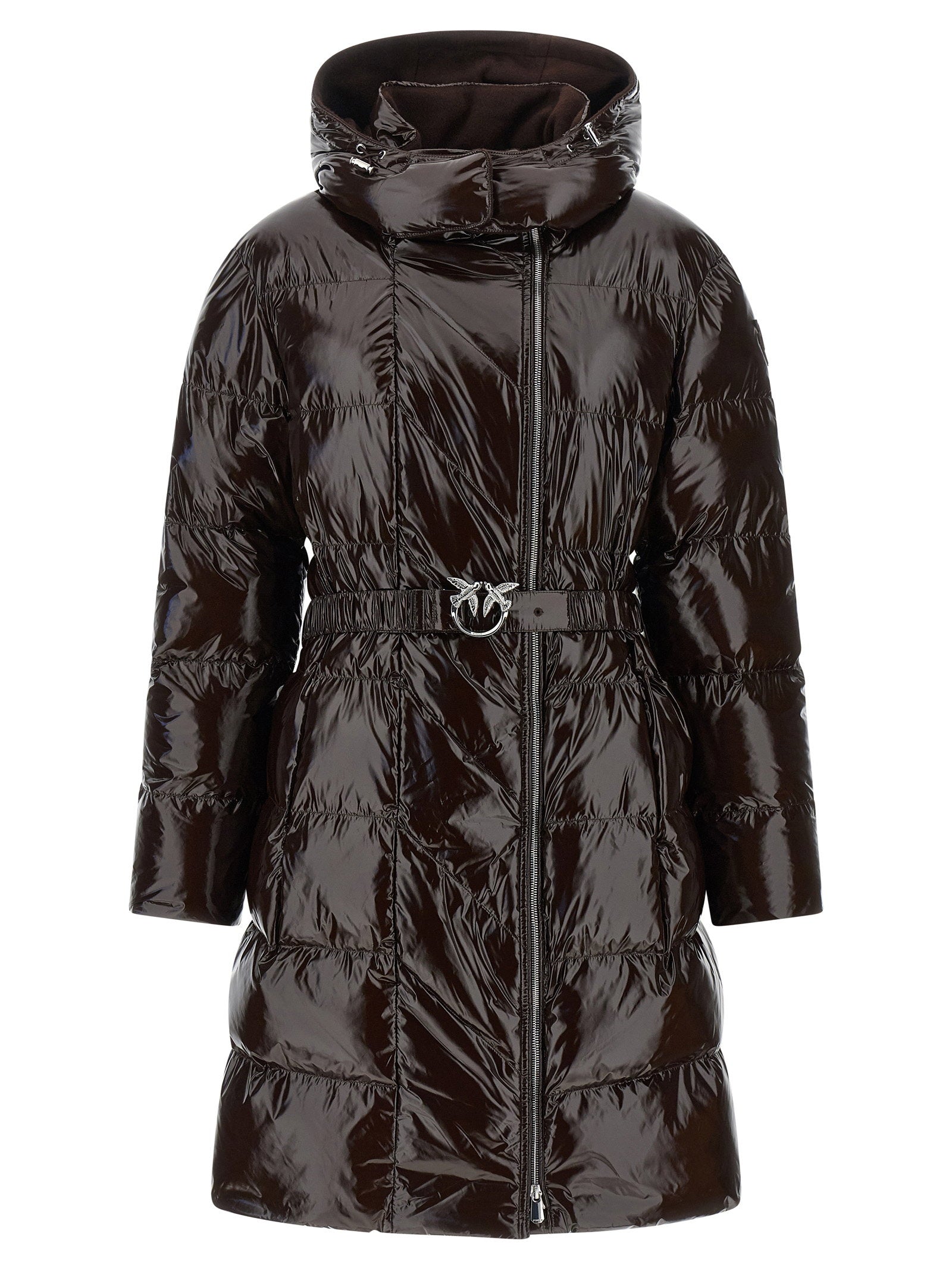 Pinko Love Birds Buckle Down Jacket