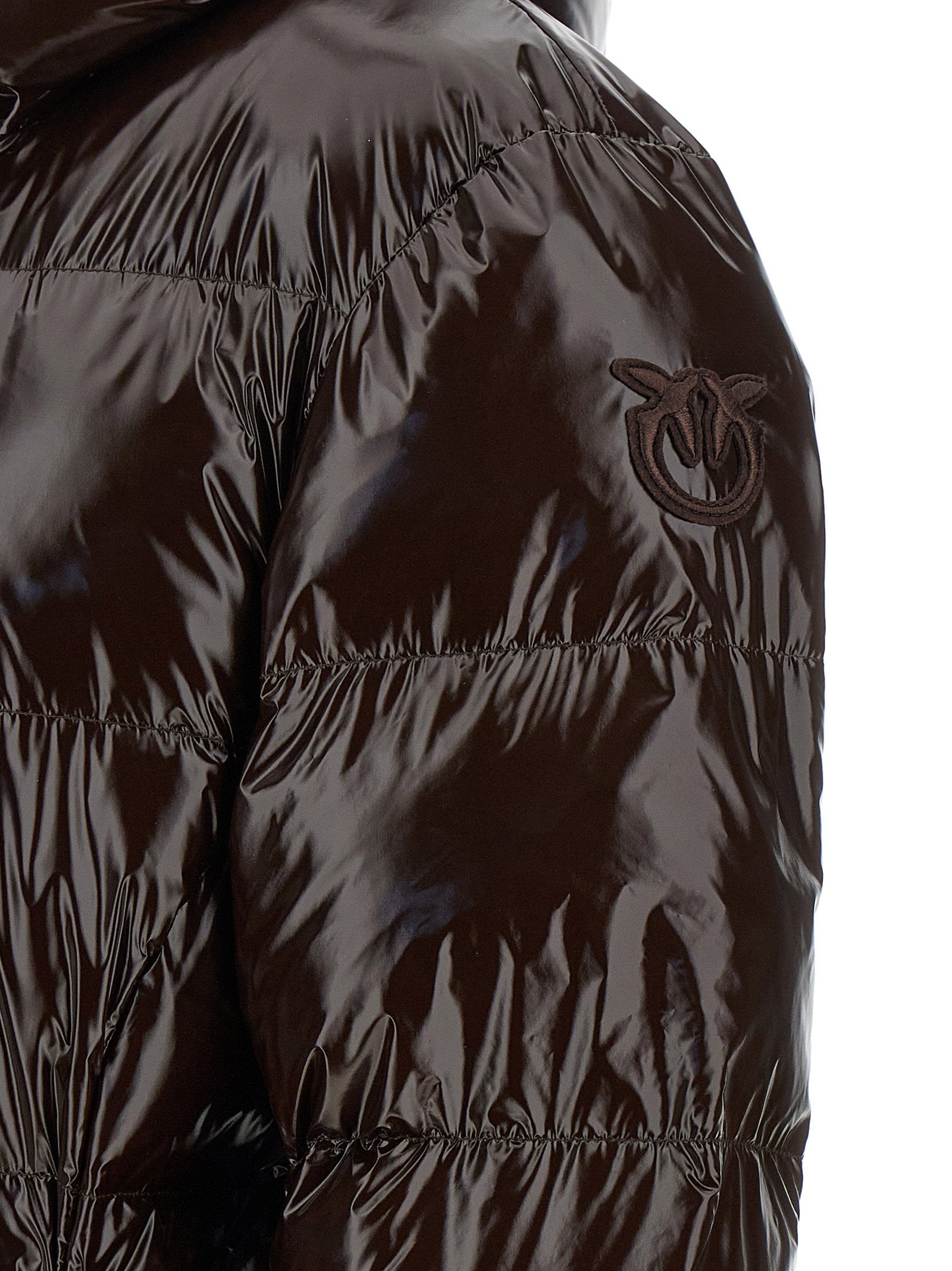 Pinko Love Birds Buckle Down Jacket