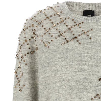Pinko Rhinestone Sweater