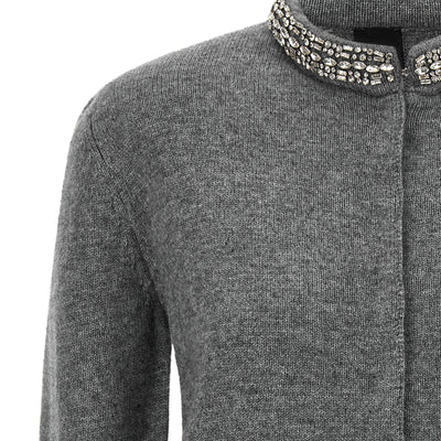 Pinko Jewel Collar Cardigan
