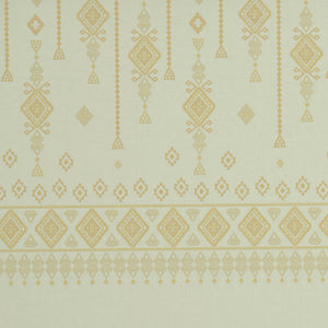 Jamdani Ornate Beige 100% Cotton King Size Bedsheet - Rangana by Spaces