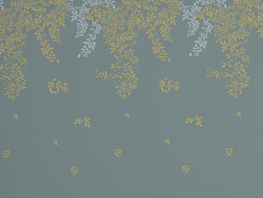 Gara Floral Grey 100% Cotton King Size Bedsheet - Rangana by Spaces