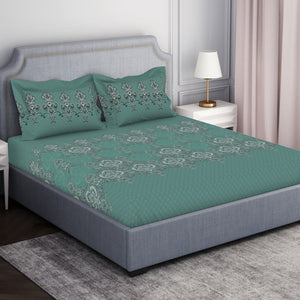 Ornamenta Ornate 100% Cotton Double Bedsheet - Essentials by Spaces