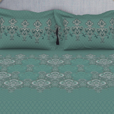 Ornamenta Ornate 100% Cotton Double Bedsheet - Essentials by Spaces