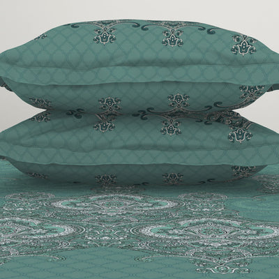 Ornamenta Ornate 100% Cotton Double Bedsheet - Essentials by Spaces