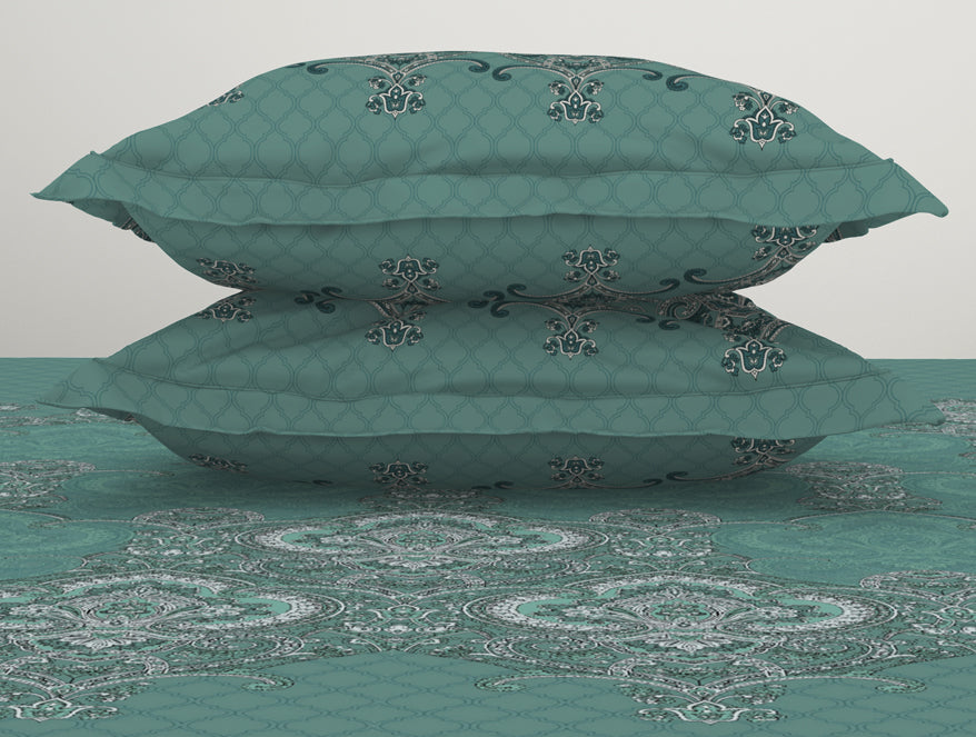 Ornamenta Ornate 100% Cotton Double Bedsheet - Essentials by Spaces