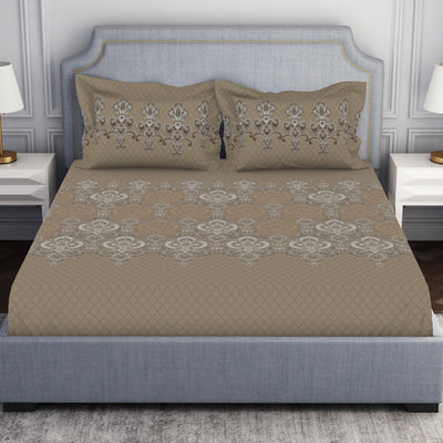 Ornamenta Ornate 100% Cotton Double Bedsheet - Essentials by Spaces